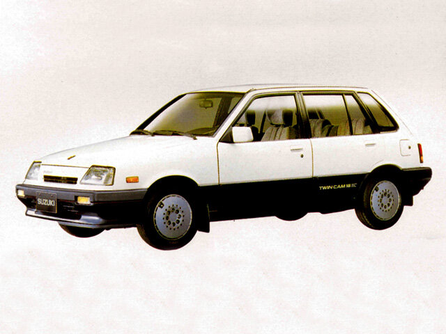 Suzuki Swift (AA) 1 поколение, рестайлинг, хэтчбек 5 дв. (09.1986 - 02.1988)